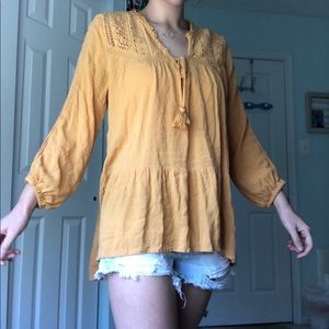 AE mustard long sleeve